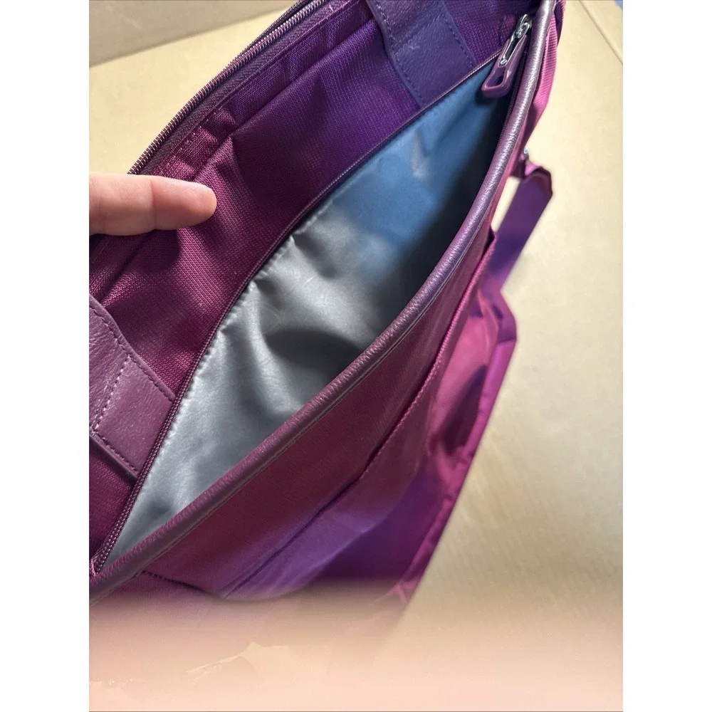 Samsonite Mobile Solution Convertible‎ Bag Purple, Size 17'' x 16'' x 8''